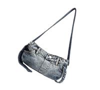 À Bandoulière En Jean Lavé Élégant Avec Compartiments Spacieux À Capacité Sous-armnaute Pour Latéral Jeans À Mode Essentiel Les Jours