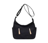 À Bandoulière Polyvalent En Toile Pour Les Femmes Japonais Japonais Couleur Solide Color Croix De Capacité Main Décontracté Pour Les Femmes