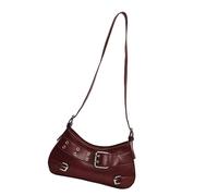 À Bandoulière Pour Femmes La Mode Simple Main Main En Cuir Pu Sous Les Bras Pochettes De Mode Avec Fermeture Glissière Sous Les Bras Tendance