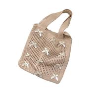 À Bandoulière Tricoté En Maille À Nœuds Uniques Avec Des Sacs Sous Les Bras De Capacité Esthétique Bohème Pour Des Tenues Décontractées Ou De Bal Bows Shoulder Bag