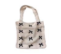 À Bandoulière Tricoté En Maille À Nœuds Uniques Avec Des Sacs Sous Les Bras De Capacité Esthétique Bohème Pour Des Tenues Décontractées Ou De Bal Bows Shoulder Bag