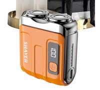 à barbe électrique - compact et rechargeable pour hommes, coupe rapide | sec et humide à double usage, pour le visage, la barbe, la coupe des cheveux, le toilettage, les voyages,