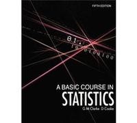 A Basic Course in Statistics by D. Cooke Paperback Book Clarke, G M (Auteur)
