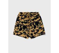 A Bathing Ape 1ST CAMO JACQUARD ONE POINT RELAXED FIT SWEAT SHORTS men Sport & Team Shorts yellow taille: S