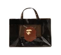 A Bathing Ape - Ape Head Clear Bag M - Homme - Sacs - Noir - Taille: ONE Size
