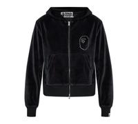 A Bathing APE - Crystal Stone Ape Head Velour Zip Sweat à capuche - Femme - Sweatshirts et sweats à capuche - Noir - Taille: 40 FR