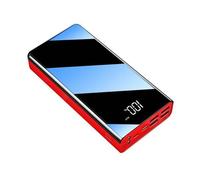 A Batterie externe 16,5 x 8 x 3 cm 80 000 mAh Rouge Compact Haute capacité Charge rapide Ports multiples Compatible multi-appareils
