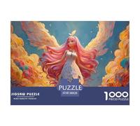 A Beautiful Anime-Style Illustration 1000 Pcs Carton Extra-épais Coffret De Puzzles Anime Fairy Stimulant Et Éducatif Jeu Familial Puzzles As Birthday Gifts 38x26cm/1000pcs