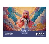 A Beautiful Anime-Style Illustration 1000 Pcs Carton Premium Coffret De Puzzles Anime Fairy Stimulant Et Éducatif Jeu Familial Puzzles pour Adultes Et Enfants 70x50cm/1000pcs