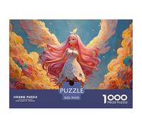 A Beautiful Anime-Style Illustration 1000 Pièces Carton Premium Coffret De Puzzles Anime Fairy Stimulant Et Éducatif Défi Unique Puzzles As Birthday Gifts 70x50cm/1000pcs