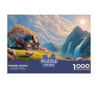 A Beautiful Landscape 1000 Pièces Carton Premium Coffret De Puzzles Mountain Scenery Stimulant Et Éducatif Jeu Créatif Puzzles pour Adultes Et Enfants 38x26cm/1000pcs