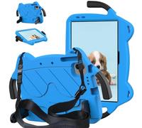 A-BEAUTY Coque Compatible avec Honor Pad X8a/X8b 11 Pouces 2024/2026, Étui Housse de Protection Robuste Antichoc avec Poignée Support, Bandoulière, Noir Bleu