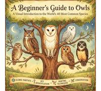 A Beginner's Guide to Owls: A Visual Introduction to the World's 40 Most Common Species | Beautiful Full Colour Pages Packed With Facts & Information