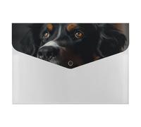 A Bernese Dog Accordéon Organisateur de documents 6 poches Dossier extensible Dossier accordéon Dossier accordéon Dossier accordéon Dossier de voyage Enveloppes en plastique avec fermeture à pression