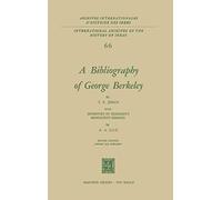 A Bibliography Of George Berkeley