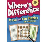 A Big Book of Where’s the Difference?: Fast and Fun Spot the Difference Picture Puzzles for Everyone - Can You Find the Hidden Clue? Volume 1