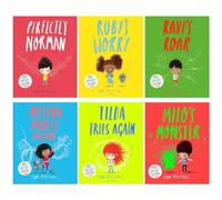 A Big Bright Feelings 6 Books Collection Set (Perfectly Norman, Ruby’s Worry, Ravi's Roar, Meesha Makes Friends, Tilda Tries Again & Milo's Monster)