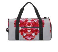 A Big Heart Petit sac de sport en forme de cœur pour homme et femme, sac fourre-tout imperméable, grand sac de sport pour voyage et entraînement