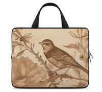 A Bird in The Field Housse pour ordinateur portable ultra fine et étanche 10 pouces Sac de protection portable avec dragonne