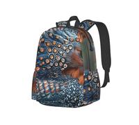 A Bird With Strange Feathers Sac à dos léger pour voyage, randonnée, trajets quotidiens d'affaires, sac à dos pour ordinateur portable rose pour homme et femme
