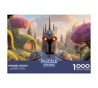 A Black Demon King 1000 Piece Découpe Précise Puzzle Armored Fantasy Knight Famille Jigsaw Jouet Éducatif pour Adultes 38x26cm/1000pcs