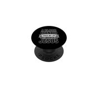 A Blood Donor Saved My Life His Name is Jesus PopSockets PopGrip Adhésif