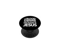 A Blood Donor Saved My Life His Name is Jesus PopSockets PopGrip Adhésif
