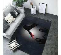 A Bloody Knife in His Hand - Tapis d'intérieur antidérapant et lavable pour décoration de salon, chambre à coucher, salon, 203,2 x 147,3 cm