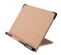 A+ Book Stand BS2500 Grand support de livre de 40,6 x 26,5 cm pour livres de manuels lourds, lecture de livre de cuisine, angle réglable, pliable, robuste, portable, portable, pour partitions,