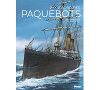 Jean-Yves Delitte – À bord des paquebots – Beau livre relié – Glénat