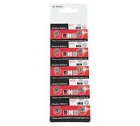 A Bottone AG1 AG4 - Mini set d'alcalines pour montres de 1,55 V, miniaturisées à longue durée LR621 LR60 à bouton à oxyde d'argent | Emballage sous blister avec