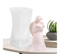 À Bougie D'ange En Silicone, Moules D'ange Pour La Fabrication De Bougies - À Bougie Silicone 3D Ange DIY Fait À La Main | D'ornement En Forme D'angle Flexible, À Choc