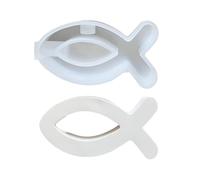 À Bougie En Forme De Poisson - Forme De Chandelier En Silicone, Artisanal Durable Et Réutilisable, Design Détaillé Lisse | De Base De Bougie Artistique, Créant Une Décoration De Tabl