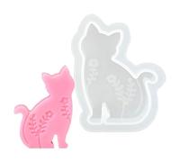 à bougie en silicone - Ensemble de moules à bougie de 8,6 cm, accessoires de bricolage, à figurines d'animaux, fabrication créative de bougies d'art décoratives faites à la main | fl