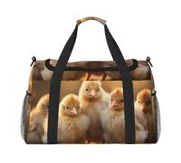 A Brood of Chickens1 Bagage à bandoulière pour femme et homme - Sac à bandoulière pour le yoga et les voyages, noir, One Size