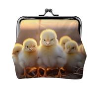 A Brood of Chickens7 Petite pochette pour femme avec verrou de baiser, porte-monnaie pour pièces de monnaie, portefeuille pour cartes de crédit