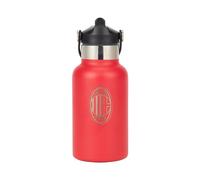 A.C. Milan Bouteille d'Eau, Produit Officiel, Garde au Chaud pour 24H, Froid 12H, Thermique (Rouge), 0.35 L