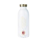 A.C. Milan Bouteille d'Eau, Produit Officiel, Garde Froid Pendant 24H, Chaud 12H, avec le Chapeau Hermétique, 24 Bottles (de Fête), 0.5 L