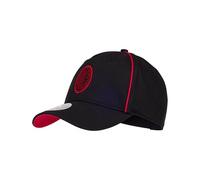 A.C. Milan Cappello King Con Visiera Classique avec Logo Officiel, Casquette Unisexe ou Homme, réglable, Noir, Taille Unique Mixte
