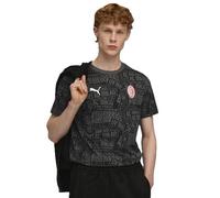 A.C. Milan Ftblculture AOP T-Shirt avec Logo Puma Produit Officiel, Noir, M Mixte