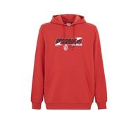 A.C. Milan - FtblCulture Sweat à Capuche avec Logo Puma Produit Officiel, Adulte, Rouge, M