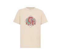 A.C. Milan Ftblculture T-Shirt avec Logo Puma Produit Officiel, Beige, M Mixte