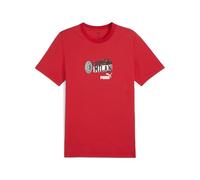 PUMA T-shirt ftblNRGY AC Milan Homme, Vêtements, Rouge/Noir, XL XL