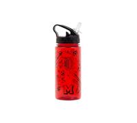 A.C. Milan Gourde Tritan avec logo AC Milan, Back to School, produit officiel, rouge, 500 ml