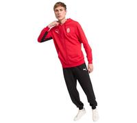 A.C. Milan Kit Felpa Con Cappuccio E Pantaloni Lot de 2 pièces avec Logo Puma Produit Officiel, Rouge, M Mixte