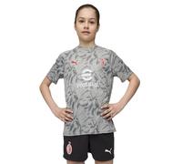 A.C. Milan Maglia Prematch Bambino Maillot de compétition pré-Match Saison 2025/2026, Produit Officiel Mixte Enfant