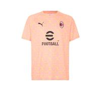 A.C. Milan Maglia Prematch Maillot de compétition pré-Match Saison 2025/2026, Produit Officiel, Rose, M Mixte