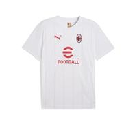 A.C. Milan Maglia Prematch Maillot de Football et d'entraînement, Produit Officiel, Blanc, XL Mixte