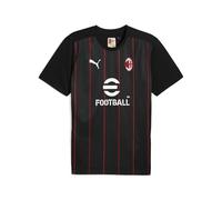 A.C. Milan Maglia Prematch Maillot de Football et d'entraînement, Produit Officiel, Noir, M Mixte