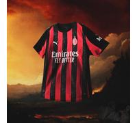 Puma Ac Milan Replica 25/26 Home Junior Short Sleeve T-shirt Rouge 11-12 Years Garçons,Filles